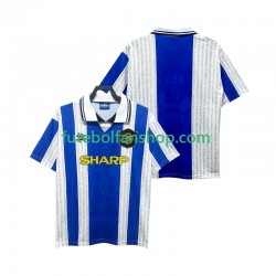 Camisola Alternativa (2ª) Manchester United Retro 1994 1996 Manga Curta ,Homem