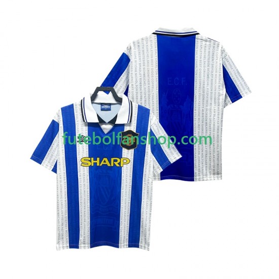 Camisola Alternativa (2ª) Manchester United Retro 1994 1996 Manga Curta ,Homem