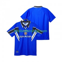 Camisola Alternativa (2ª) Manchester United Retro 1996 1998 Manga Curta ,Homem