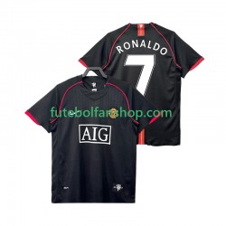 Camisola Alternativo Manchester United Ronaldo 7 Retro 2007 2008 Manga Curta ,Homem