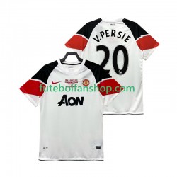 Camisola Alternativa (2ª) Manchester United V PERSIE 20 Retro Champions League 2011 2012 Manga Curta ,Homem