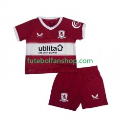 Camisola Principal Middlesbrough Época 2025/2026 Manga Curta ,Criança