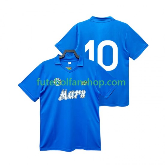 Camisola Principal Napoli 10 Retro 1988 1989 Manga Curta ,Homem Camisola Principal Napoli 10 Retro 1988 1989 Manga Curta ,Homem
