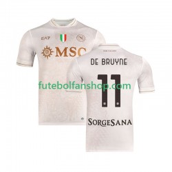 Camisola Alternativo Napoli Kevin De Bruyne 11 Época 2025/2026 Manga Curta ,Homem