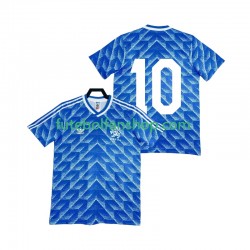 Camisola Alternativo Seleção Neerlandesa 10 Retro 1998 Manga Curta ,Homem