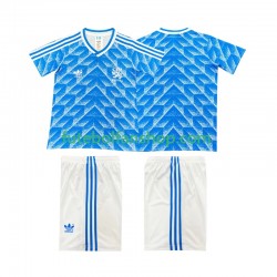 Camisola Alternativo Seleção Neerlandesa Retro 1988 Manga Curta ,Criança