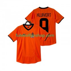 Camisola Principal Seleção Neerlandesa KLUIVERT 9 Retro 2000 Manga Curta ,Homem