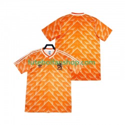 Camisola Principal Seleção Neerlandesa Retro 1988 Manga Curta ,Homem
