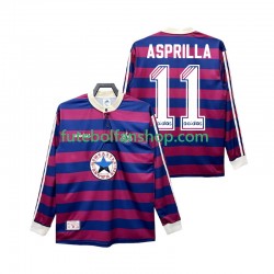 Camisola Alternativo Newcastle United ASPRILLA 11 Retro 1995 1997 Manga Comprida ,Homem