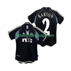 Camisola Alternativo Newcastle United BARTON 2 Retro 2000 2001 Manga Curta ,Homem