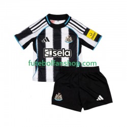 Camisola Principal Newcastle United Época 2025/2026 Manga Curta ,Criança