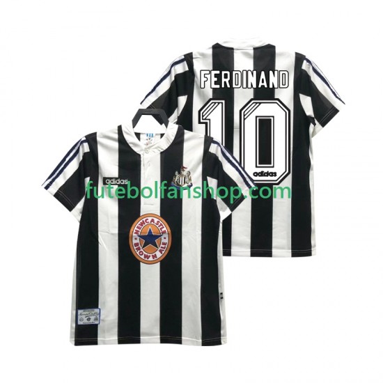 Camisola Principal Newcastle United FERDINANE 10 Retro 1995 1997 Manga Curta ,Homem Camisola Principal Newcastle United FERDINANE 10 Retro 1995 1997 Manga Curta ,Homem