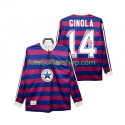 Camisola Alternativo Newcastle United GINOLA 14 Retro 1995 1997 Manga Comprida ,Homem