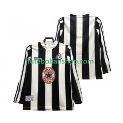 Camisola Principal Newcastle United Retro 1995 1997 Manga Comprida ,Homem