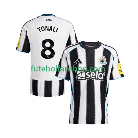 Camisola Principal Newcastle United Sandro Tonali 8 Época 2025/2026 Manga Curta ,Homem Camisola Principal Newcastle United Sandro Tonali 8 Época 2025/2026 Manga Curta ,Homem