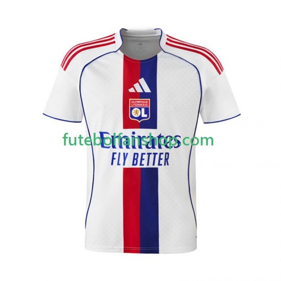 Camisola Principal Olympique Lyonnais Época 2025/2026 Manga Curta ,Homem