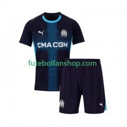 Camisola Alternativo Olympique de Marseille Época 2025/2026 Manga Curta ,Criança