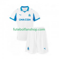 Camisola Principal Olympique de Marseille Época 2025/2026 Manga Curta ,Criança