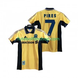 Camisola Alternativa (2ª) Olympique de Marseille PIRES 7 Retro 1998 1999 Manga Curta ,Homem