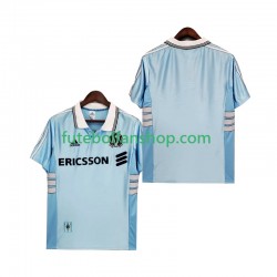 Camisola Alternativo Olympique de Marseille Retro 1998 1999 Manga Curta ,Homem