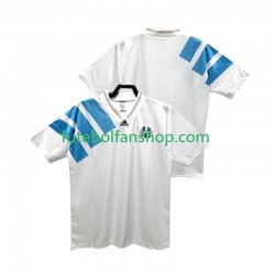 Camisola Principal Olympique de Marseille Retro 1992 1993 Manga Curta ,Homem