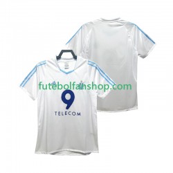 Camisola Principal Olympique de Marseille Retro 2002 2003 Manga Curta ,Homem