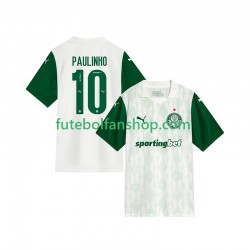 Camisola Alternativo Palmeiras Paulinho 10 Época 2025/2026 Manga Curta ,Homem