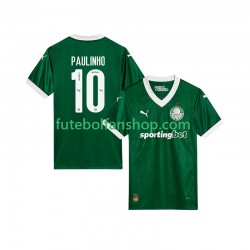 Camisola Principal Palmeiras Paulinho 10 Época 2025/2026 Manga Curta ,Homem
