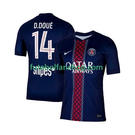 Camisola Principal Paris Saint-Germain Desire Doue 14 Época 2025/2026 Manga Curta ,Homem