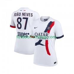 Camisola Alternativo Paris Saint-Germain Joao Neves 87 Época 2025/2026 Manga Curta ,Homem