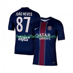 Camisola Principal Paris Saint-Germain Joao Neves 87 Época 2025/2026 Manga Curta ,Homem