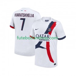 Camisola Alternativo Paris Saint-Germain Khvicha Kvaratskhelia 7 Época 2025/2026 Manga Curta ,Homem