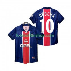 Camisola Principal Paris Saint-Germain OKOCHA 10 Retro 1998 1999 Manga Curta ,Homem