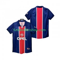Camisola Principal Paris Saint-Germain Retro 1998 1999 Manga Curta ,Homem
