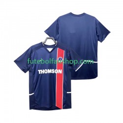 Camisola Principal Paris Saint-Germain Retro 2002 2003 Manga Curta ,Homem