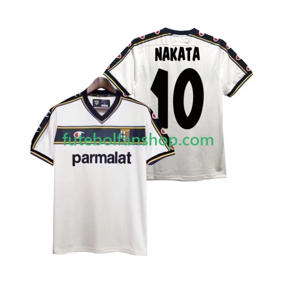 Camisola Alternativo Parma NAKATA 10 Retro 2002 2003 Manga Curta ,Homem Camisola Alternativo Parma NAKATA 10 Retro 2002 2003 Manga Curta ,Homem