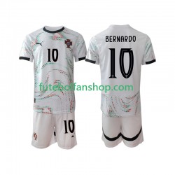 Camisola Alternativo Seleção Portuguesa Bernardo Silva 10 Época 2025/2026 Manga Curta ,Criança