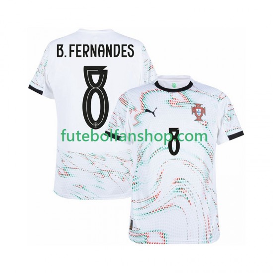 Camisola Alternativo Seleção Portuguesa Bruno Fernandes 8 Época 2025/2026 Manga Curta ,Homem
