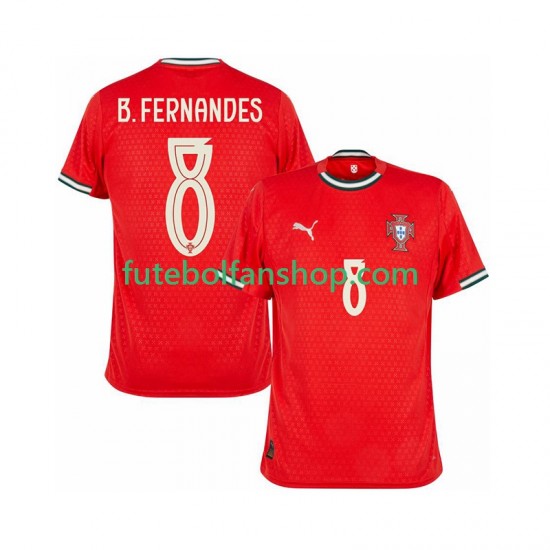 Camisola Principal Seleção Portuguesa Bruno Fernandes 8 Época 2025/2026 Manga Curta ,Homem Camisola Principal Seleção Portuguesa Bruno Fernandes 8 Época 2025/2026 Manga Curta ,Homem