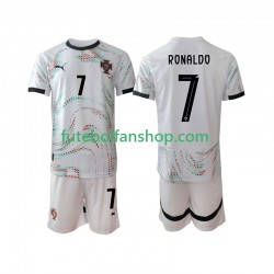 Camisola Alternativo Seleção Portuguesa Cristiano Ronaldo 7 2025 Manga Curta ,Criança