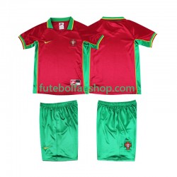 Camisola Principal Seleção Portuguesa Retro 1998 Manga Curta ,Criança