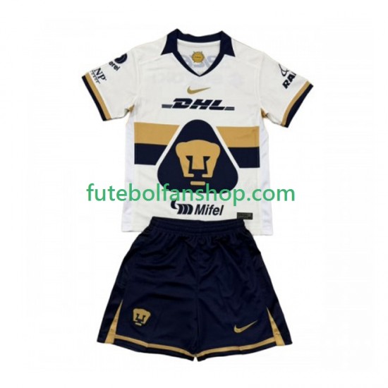 Camisola Principal Pumas UNAM Época 2025/2026 Manga Curta ,Criança Camisola Principal Pumas UNAM Época 2025/2026 Manga Curta ,Criança