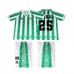Camisola Principal Real Betis FINIDI 25 Retro 1996 1997 Manga Curta ,Criança