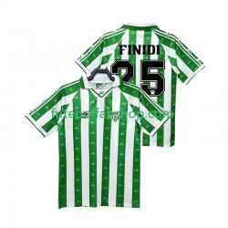 Camisola Principal Real Betis FINIDI 25 Retro 1996 1997 Manga Curta ,Homem