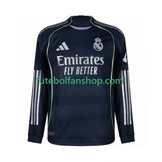 Camisola Alternativo Real Madrid Época 2025/2026 Manga Comprida ,Homem