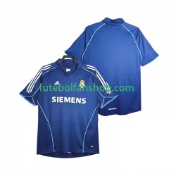 Camisola Alternativo Real Madrid Retro 2005 2006 Manga Curta ,Homem