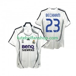 Camisola Principal Real Madrid BECKHAM 23 Retro 2006 2007 Manga Curta ,Homem