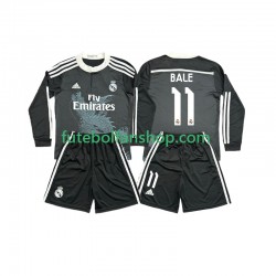 Camisola Alternativa (2ª) Real Madrid Bale 11 Retro 2014 2015 Manga Comprida ,Criança