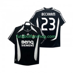Camisola Alternativa (2ª) Real Madrid Beckham 23 Retro 2006 2007 Manga Curta ,Homem