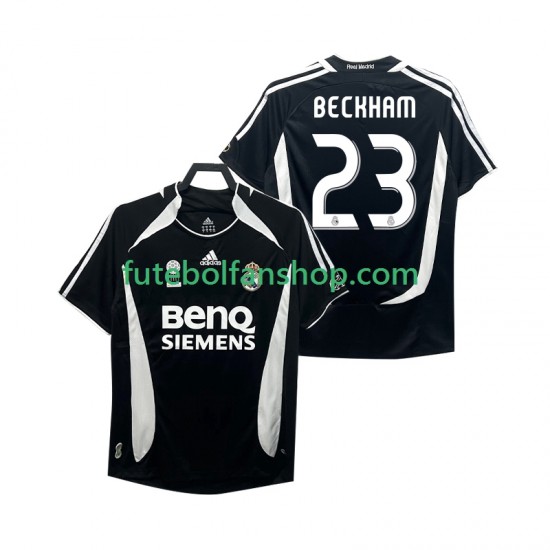 Camisola Alternativa (2ª) Real Madrid Beckham 23 Retro 2006 2007 Manga Curta ,Homem Camisola Alternativa (2ª) Real Madrid Beckham 23 Retro 2006 2007 Manga Curta ,Homem